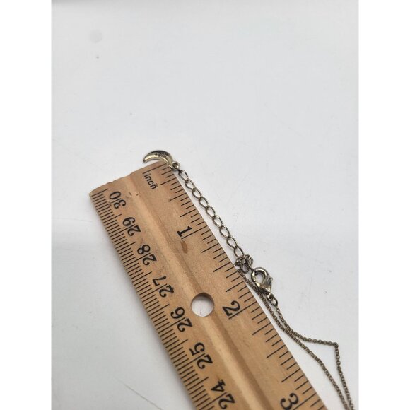 LUNA NORTE Earth Wind & Fire Necklace Turquoise Gold Plated Brass Dainty - Picture 6 of 9